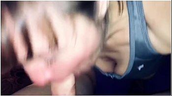 Sucking Our Friend Dry While Hubby Coaches Me.sorry Most Of The Cum Shot Right Down My Throat With No Hands Cum