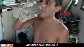 LatinLeche - Latino Sucking And Fucking Boss Cock For Extra Money