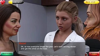 Granny Belinda gives exotic lap dance to old man Gerald in front of group gangbang