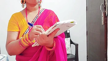 Indian Teacher Fucked Hard With Two Big Cocks In Her Pussy