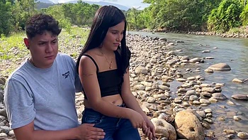 Casual Sex, I Teach Young Latina How To Fish And Then Fuck Her And Cum In Her Pussy