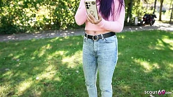 German Scout MILF Devil Akita First Casting Fuck - Big Labia Tattooed Redhead Squirting Orgasm