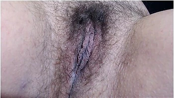 Closeup Bush Spread Pussy Gaping