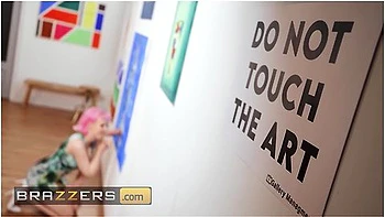 Evie Rees Is Not Supposed To Touch Dannys Gloryhole Artwork, But Its So Tempting