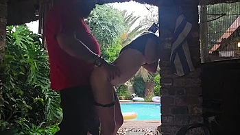 18 Year Old Babysitter Fucked Hard in Thunderstorm - Blowjob & Creampie by Sparowdox