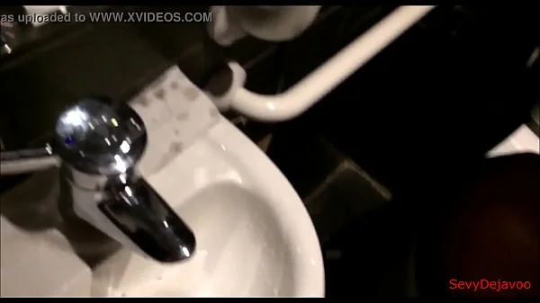 Manager get her ass fucked and her mouth full of cum in Restaurant public toilet!