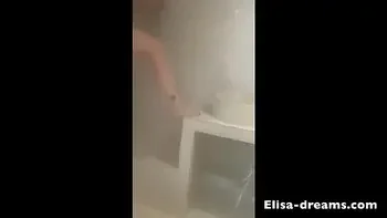 Naughty weekend having fun with a stranger in a Sauna