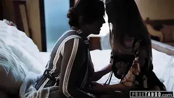 PURE TABOO Kyler Quinn Caught Experimenting With Stepmom & Stepdad Joins In