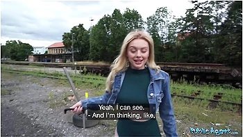 Big Ass Big Tits Blonde Ruby Lee Public Sex Pov Blowjob