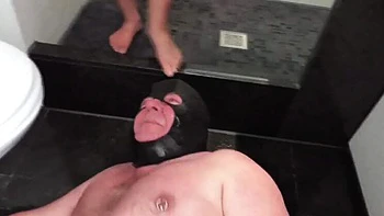 Masked Face Golden Shower HD - Femdom Pissing in Mouth Toilet Slave