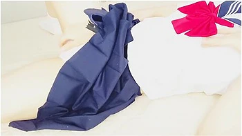 School Girl In A Sailor Suit Masturbates With Finger Masturbation Good My Pussy Is Broken