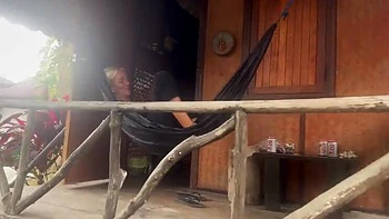 Horny Neighbor Blonde MILF Doggystyle Creampie Fuck in 4K