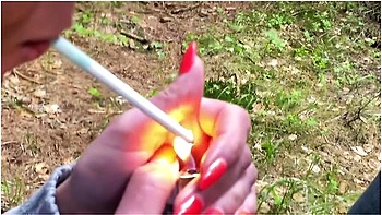 Blow Job And Smoking Two Cigarettes And Cum Shoot In My Mouth Long Com Playing