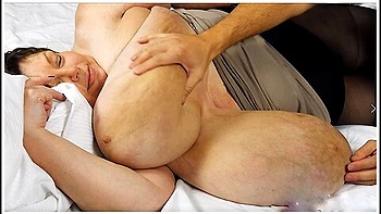 Granny Karola Has The Biggest Breasts