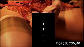 Hidden Pleasure - Sex On The Money Table With Cassie & Rose Valerie