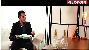 Clea Gaultier Hot French Babe Seduces And Fucks Shy Guy During Interview