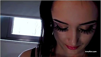 Nervous 19yr Brunette With A Dirty Older Man