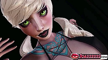 Anime Girl And Car Toon In Sexy Witch Elsa: 3d Halloween Hentai With Fingering, Licking, And Squirting!