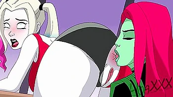 Poison Ivy, Angel Cruz And Car Toon In Dc And Rimjob