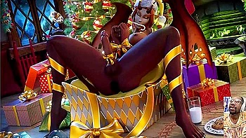 Huge Breast Trans Cums While Getting Anal Fucked, Trans Cock Has A Gift For You With Cleo Patra And Dark Elf