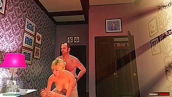Sugar Stepdaddy Trevor And Tracey Have Sex In Her Room While Homealone - Sugar Daddy And Sugar Baby