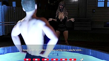 Naughty Neighbours - Susan Agreed To Join The Boys In The Hot Tub-highlight