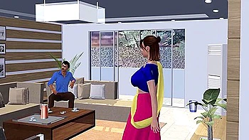 Stepmom Stepson Passionate Sex After Stepson Caught Her With Other Man With 3d Animated