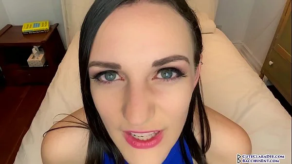 Clara Dee - Close Up Cum Begging and Cum in Mouth JOI