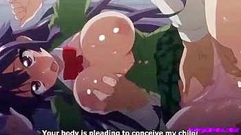 Her breasts are massaged, she is given cunnilingus, and then she is penetrated deep in the throat and creampied.