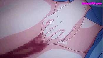 She touches his dick in a yukata and gives him a hand job and a blow job.