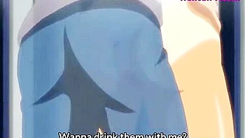 I gave her a blowjob while eating creampie ice cream, took it in her mouth, put it in her mouth many times, and creampied her.