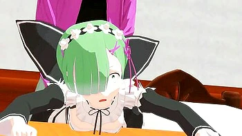 Rem Hentai Re:zero Maid Girl Missionary, Blow Job And Anal Sex Mmd 3d