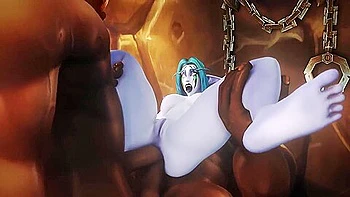 Ziahna Takes 2 Orcs In Her Ass