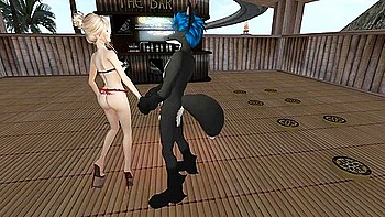 Human Female And Furry Fox Intro(dance)