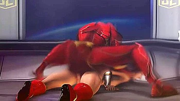 Wonder Woman And Flash Creampie Intense