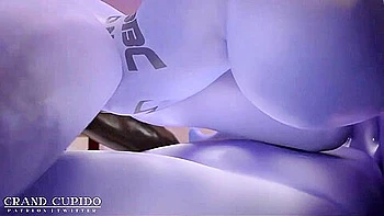 Blue Girl Getting Anal