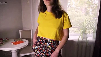 Japanese Schoolgirl Upskirt Camel Toe Panty Tease Fetish