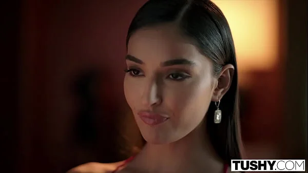 TUSHY Sultry Actress Emily gets DPed by her two co-stars