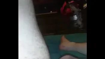 Wife humiliates cuckold while ridding dick part 3