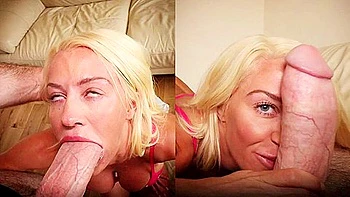 Sucking Stepbrothers Huge Cock