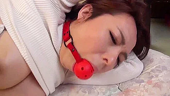 Married Woman In Shameful Restraints - Her Hips Twitching To The Movement Of An Electric Vibrator