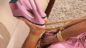 Candy and Grace Hogtie