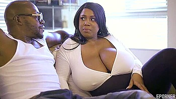Enormous Tits In Action With Ebony Stepmom Maserati - Monster Boobs Maserati In Amateur Hardcore