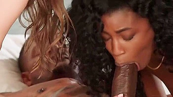 Black Couple Invites A Pretty Girlfriend To A Tee