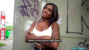 Exotic Italian Ebony Baddie With Massive Tits And Big Ass Does It Outdoors