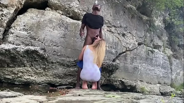 BigDaddyKJ: Interracial Couple Fucks On Hike | Preview