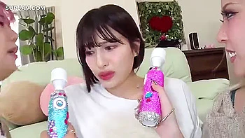 A Plain Busty Probation Officer Gets Sandwiched Between Two Lesbian Girls And Has Both Nipples Licked Until He