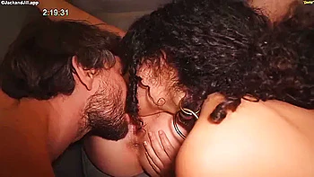 Domme Encourages Lesbian To Take Massive Cock