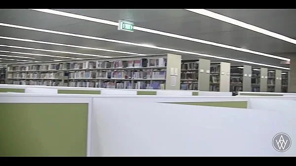 ANGELA WHITE - Big Natural Tits POV Public Library Sex