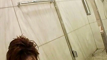 Hottest Japanese girl in Incredible Shower, Small Tits JAV movie